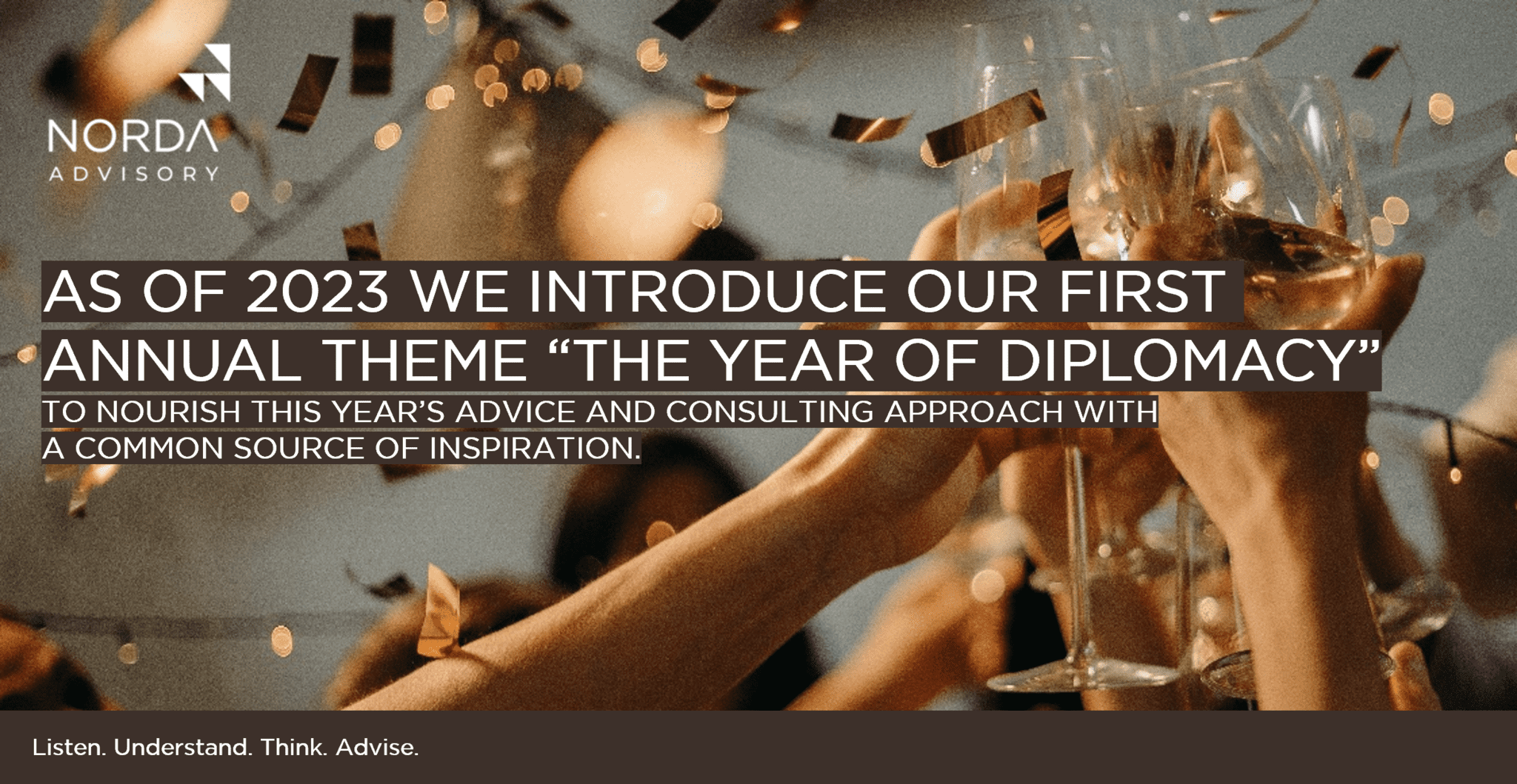 2023 Annual Theme „The Year of Diplomacy“