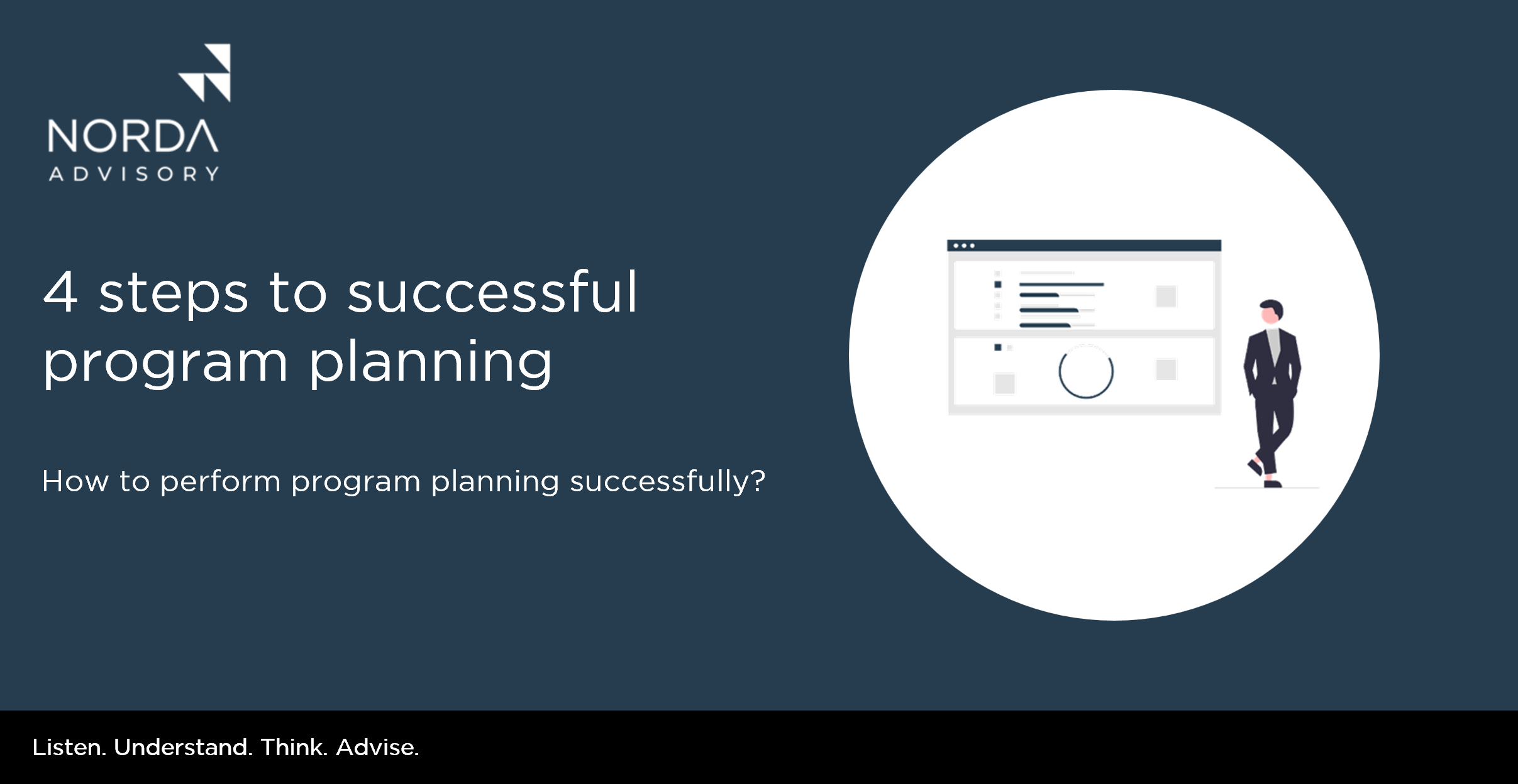 4 steps to successful program planning